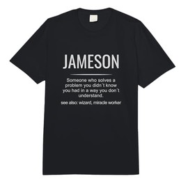 Jameson Name Comfort Colors Adult Heavyweight T-Shirt