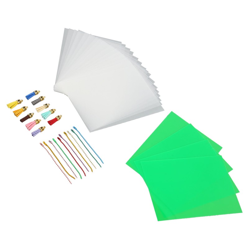 Heat Shrink Film Sheets Kit DIY Handcrafted Shrink Dink Plastic