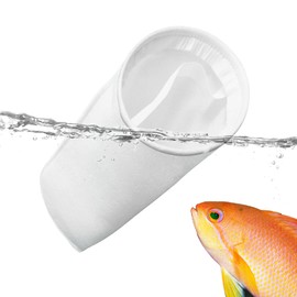 JOR Filter Sock 200 Micron, Double Stitched Machine Washable and Reusable, Extends Life of Filter System, Good for The Planet, Improves Aquarium Pond Water for Energetic Fish, Clear Water, 2 pack