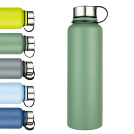 XUDREZ Vacuum Insulated Stainless Steel Water Bottle, 1.5L Wide Mouth Metal Bottle Large Jug BPA Free, Leak Proof - Drinks Bottle Flask for Work, Gym, Travel, Sports