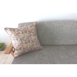 DDintex Floret LONDON Cushion Cover Fairy Tail Forest Pink 45x45cm [With Liberty Print]