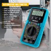 allsun Automotive Multimeter DMM DC Volt Ohm Temp Frequency Diode