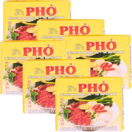 Bao Long Vietnamese Beef Pho Soup Mix 75g (Pack of 6, Beef Flavour)