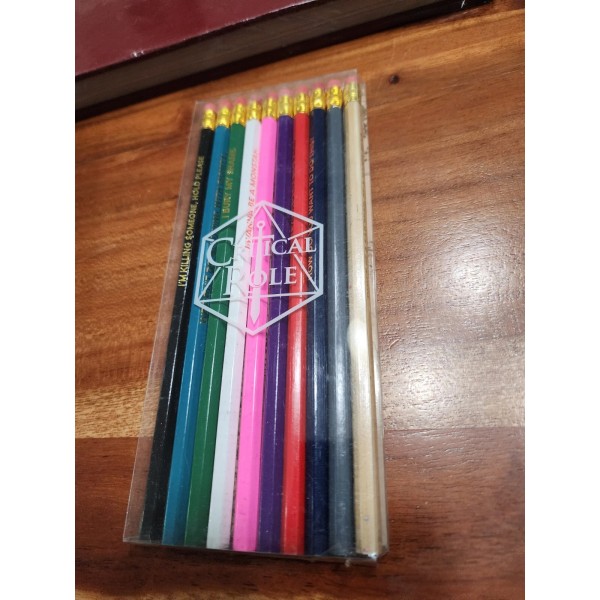 Critical Role UNUSED RARE  - Critical Role Colored Pencil Set