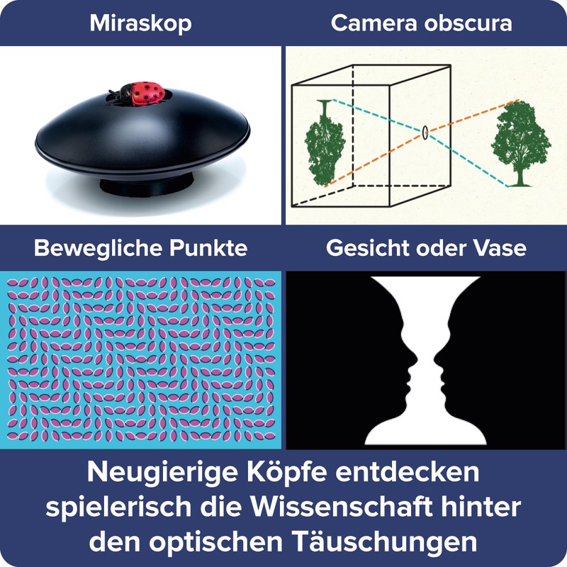 FRANZIS 67230 - Optical Illusions and Experiments - Create Fascinating