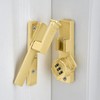 INIRET Gold 90 Degree Barn Door Lock,Mechanical Password Lock,Flip Latch