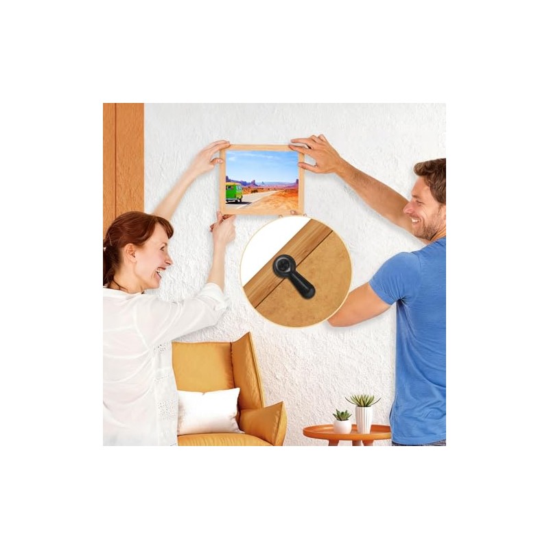 Picture Frame Turn Button Fasteners Set,100 pcs Turn Button Fasteners
