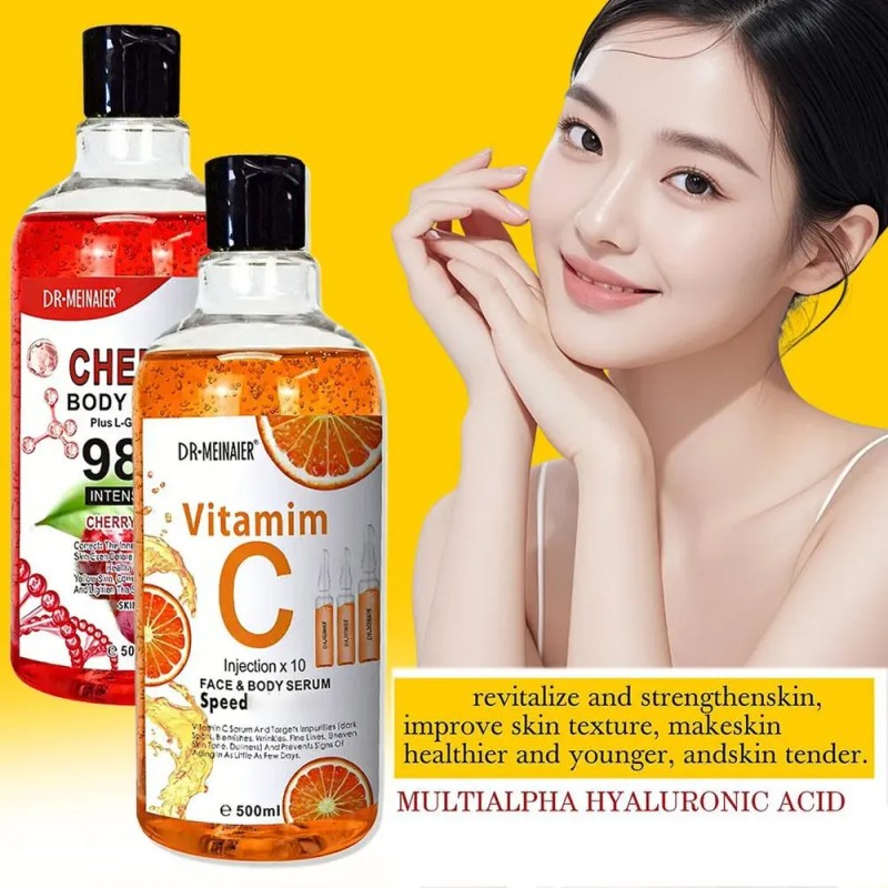 * Sérum Facial Y Corporal Aha Con Vitamina C Y