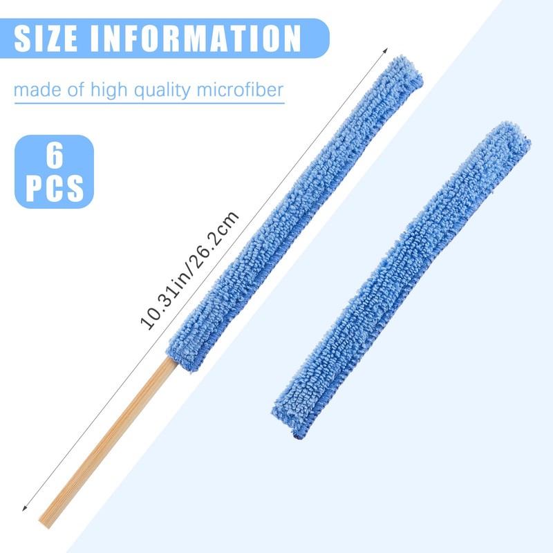 Microfiber Detail Duster Sticks Crevice Cleaning Tool Crevice Cleaning Brush