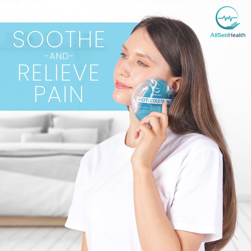 Reusable Hot and Cold Gel Ice Packs for Injuries -