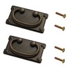 HARMAC HOUSE® 2 Pack Vintage Antique Bronze Drawer Ring Pull