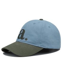 Clakllie Baseball Cap for Women Embroidered Trucker Dad Hat Low Profile Cotton Hat Outdoor Sports Run Cap,Blue/Gray