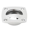 59x59mm Flush Pull Recessed Sliding Pull Handle 316 Stainless Steel