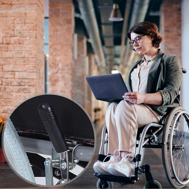 DWJSYXEI Wheelchair Brake Handle Cover Replacement, Wheelchair Roller Walker Accessory,