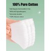 200PCS Square Cotton Pads for Face, Ultra Soft & Lint-Free