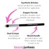 mini Kabuki Makeup Brush Set with Free Case: Includes Blending,