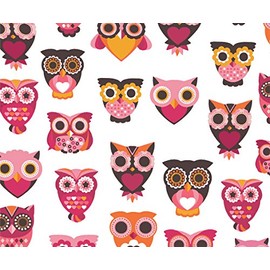 GoOpticians Cute Microfiber Owl Print Lens Cloth 18cm x 15cm
