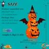 calabaza plegable de Halloween de 3 pies, 60 LED Pop-Up