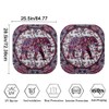 JoyLamoria Boho Hippie Elephant Print Car Windshield Sun Shade 2