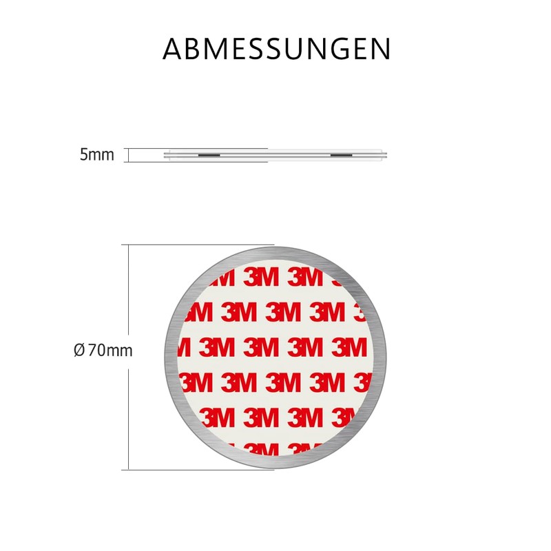 ELRO FM7000 Rauchmelder Magnet Montageset-6 Stück