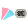 SARO STORE Mangas Pasteleras De Silicon (2 Pzs) + 26 Duyas + 1 Coples