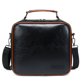 LMGO LARGE DOUBLE LAYER CABLE CARRY CASE AND CASE, OLIVE GREEN LARGE DOUBLE LAYER CABLE, blue, Cable organiser bag