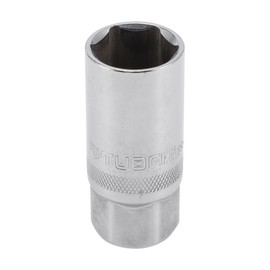 INFINAUTO Spark Plug Impact Socket 63mm for Car Motorcycle Dirtbike Repair Hardware Tool CR-V Silver Tone Durable 6 Point 21mm 1/2 Inch Drive