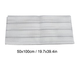 HERCHR Latch Hook Canvas,Rug Making Canvas Latch Hooking Mesh Fabric Blank Rug Hooking Mesh Canvas Kit DIY Mesh Sheet Multipurpose Rug Hooking Mesh for Embroidery Knit(50 * 100cm)