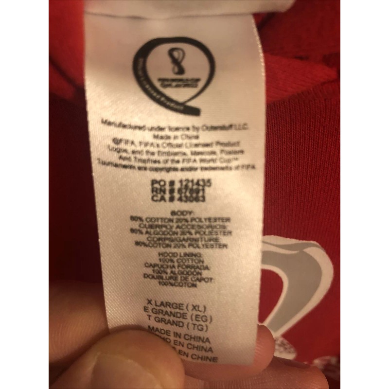 FIFA Outerstuff FIFA World Cup 2022 Denmark Red Hoodie Women’s