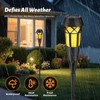 Evelynsun Flickering Flames Torch Light Solar Garden Lights Waterproof Landscape