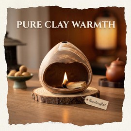 Palo Santo Holder Ceramic,Mini Chiminea Cone Incense Burner,Incense Chimney for Palo Santo Sticks,Altar,Sage,and Cone Burning,Yoga Spa Aromatherapy Meditation,Home Decor (White Texture)