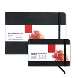 185931 Watercolour Sketchbook Memory 20 x 14 cm 40 Pages 180 g/m²