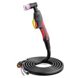 bestarc Pilot Arc Plasma Cutting Torch, AG60P 4 Meters High Frequency Air Plasma Cutting Torch AG60P Suitable for Plasma Cutter BTC500DP, BTC650DP, CUT55P (Red)