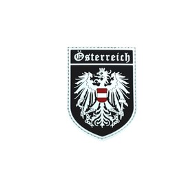 Austria Coat of Arms Austrian Glow in the Dark Flag Airsoft Velcro PVC Patch