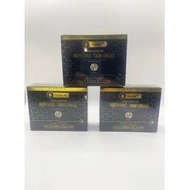 Dermora Under Eye Patches Eye Mask Golden-Glow Puffy Eyes Dark Circles 45 Pairs.