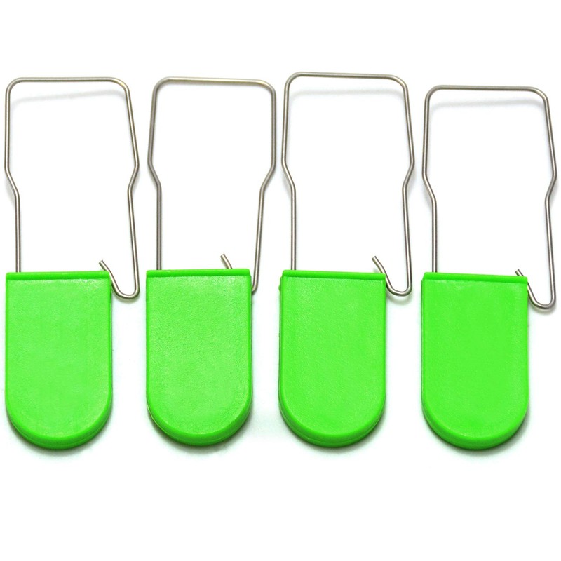 100pcs Security Metal Wire Padlocks, Plastic Security Seals Disposable Anti-Tamper