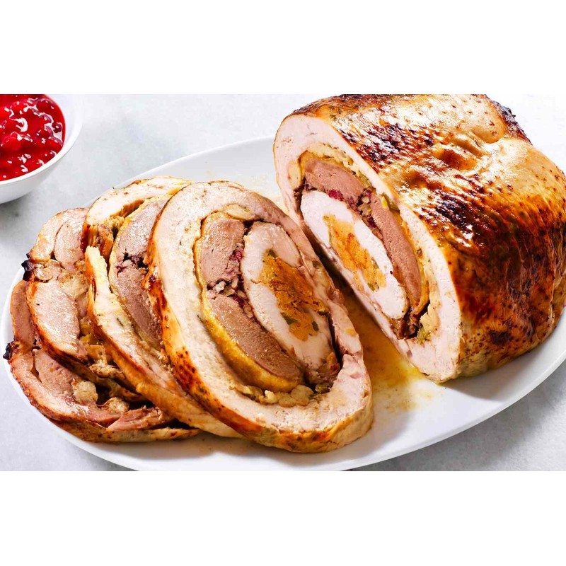 Creole Food Turducken (Seafood Jambalaya Stuffing, 5lb) - Gourmet Stuffed