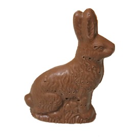 Lang’s Chocolates – Milk Chocolate Easter Bunny – Caramel Filled – 5.5” Tall – Rich & Creamy Texture – Perfect for Easter Baskets – Sweet Chocolate – Handcrafted in Small Batches – Gluten Free