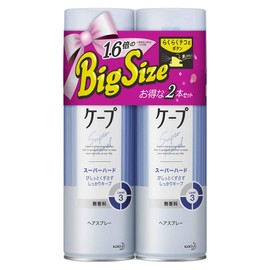 [Set of 2] Cape Super Hard, Fragrance-free, Extra Large, 10.6 oz (300 g) x 2 Packs