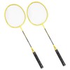 Badminton Rackets Iron Alloy Lightweight Badminton Racquets with 3 Balls
