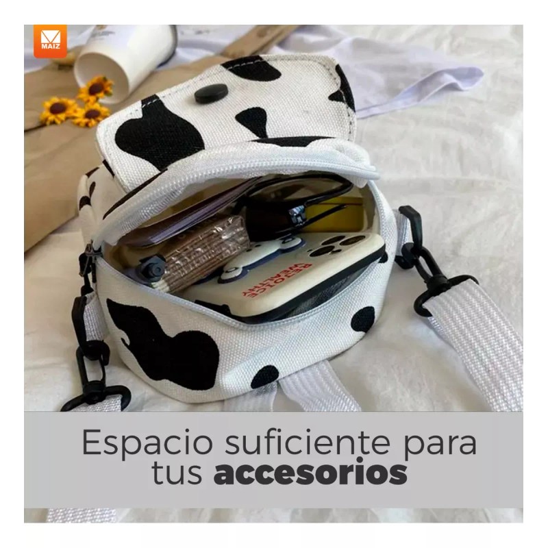 Maíz Bolsa Hombro Cruzada Bandolera Crossbody Casual Mujer Zebra