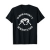 Irwin County Wrestling Distressed Retro Wrestler T-Shirt