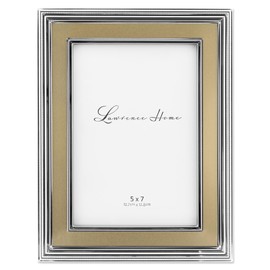 Lawrence Frames Verona Collection 5 x 7-Inch Metal Gold Picture Frame (840257)