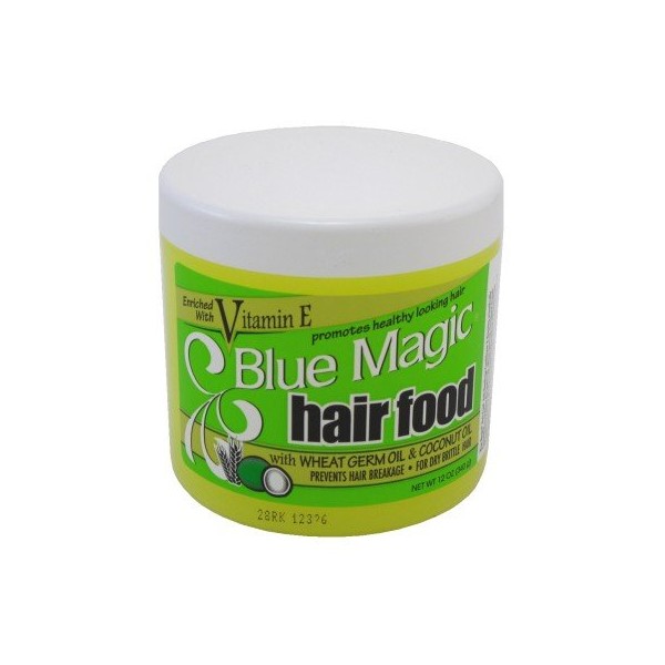 Blue Magic Hair Food 12 Ounce Jar (354ml) (6 Pack)