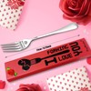 I Forking Love You Fork in Gift Box, Stainless Steel