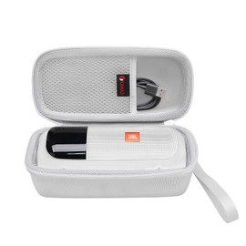 XANAD Hard Travel Carry Case for JBL Tuner 2 Flip Essential 2 Flip 6 Flip 5 Bluetooth Box Waterproof Portable Speaker Protective Case White
