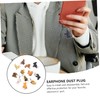 SEWACC 12Pcs Cartoon Dog Earphone Jack Plugs Creative Headphone Dust