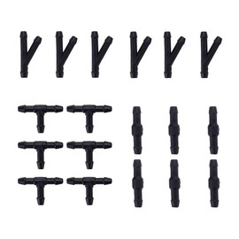 Fanmuran Stecker für Scheibenwischer-Schlauch, Universal-Unterlegscheibe, für Windschutzscheibe, Auto-Vorderseite, 18 Stück