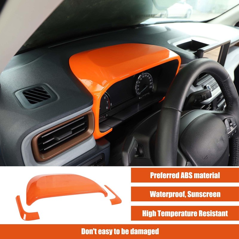 TOYCIDFG Dashboard Center Console Frame Cover Trim Compatible with Ford