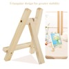 Set of 2 Mini Wooden Easels (15 x 20 cm)